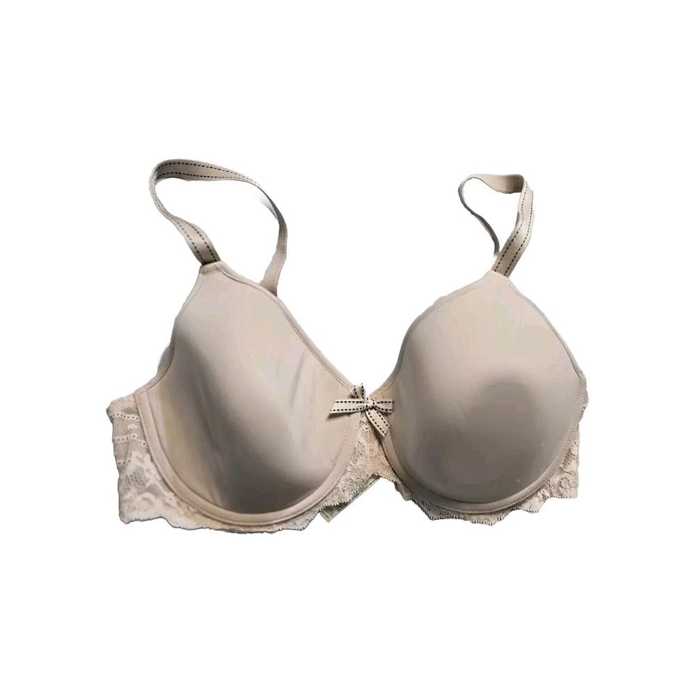 Chantelle Bra 34 D Beige Underwire Lined